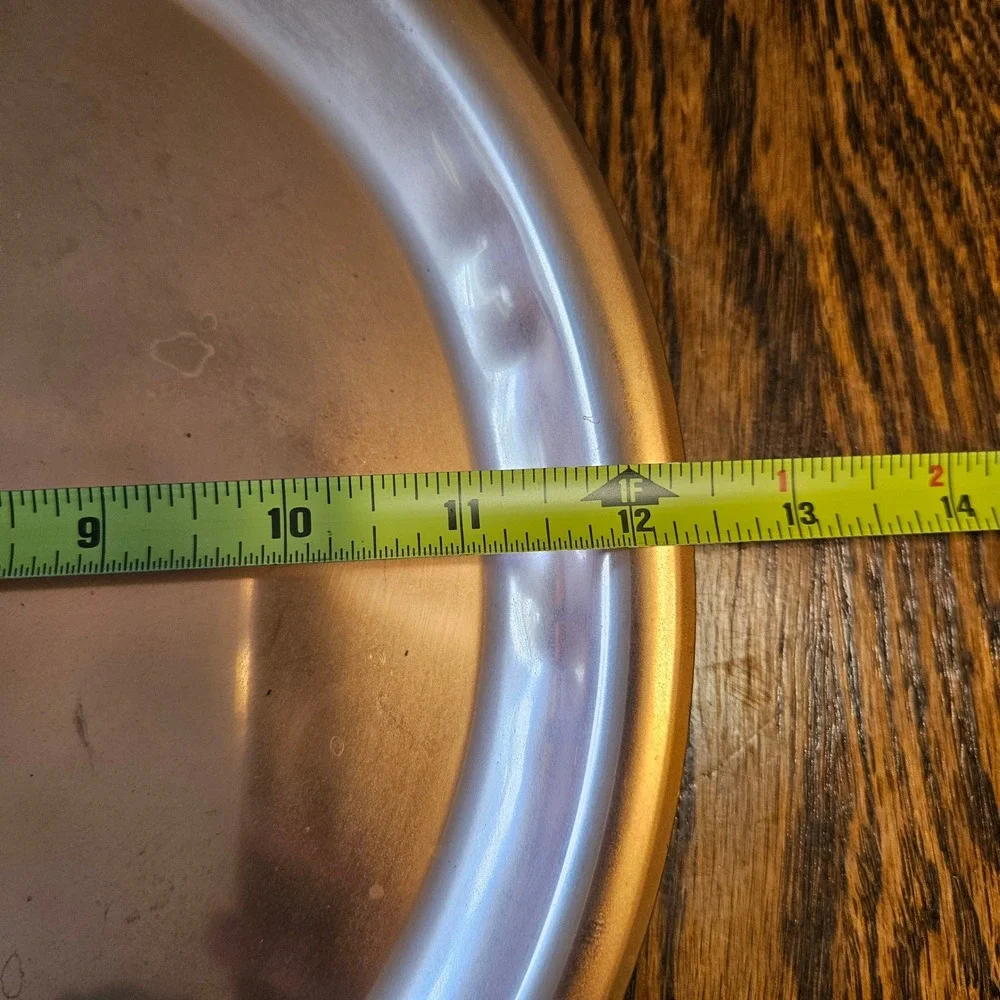 Paul Revere 1801 Vintage Copper Round Serving‎ Tray Platter 12 Inch Americana
